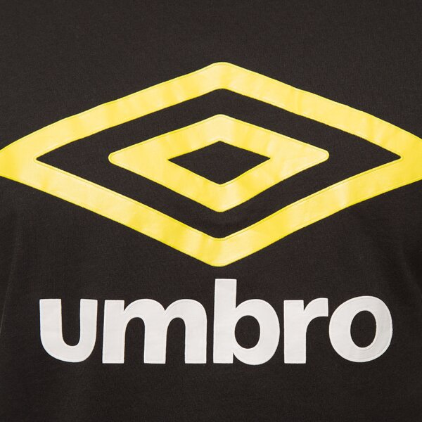 Koszulka męska UMBRO T-SHIRT LRG LOGO CTN TEE 62282udu2 kolor czarny