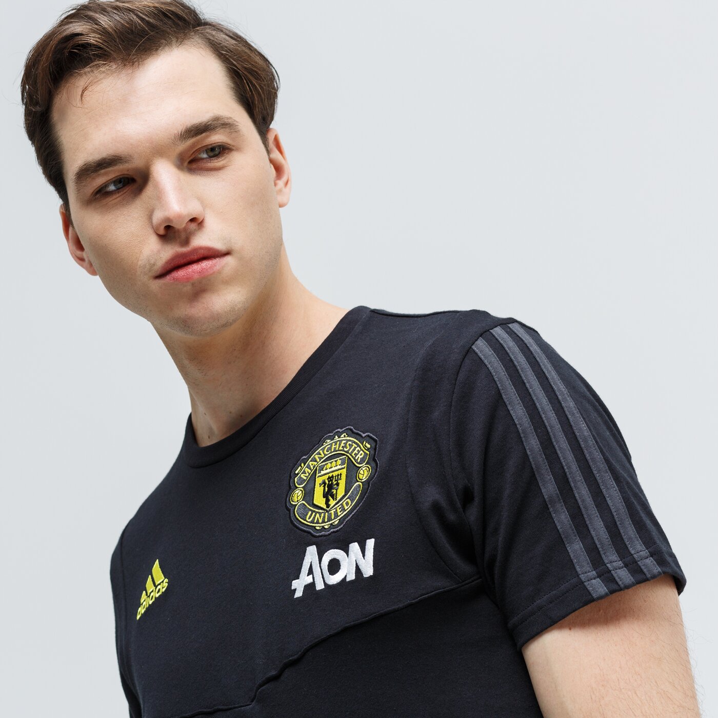 Koszulka męska ADIDAS T-SHIRT SS MUFC dx9022 kolor czarny