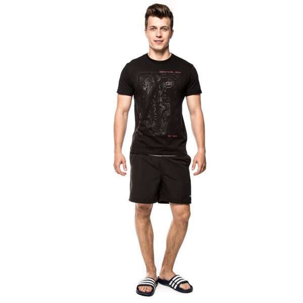 Koszulka męska LOTTO T-SHIRT EXUMA lo16tsmpr060 kolor czarny
