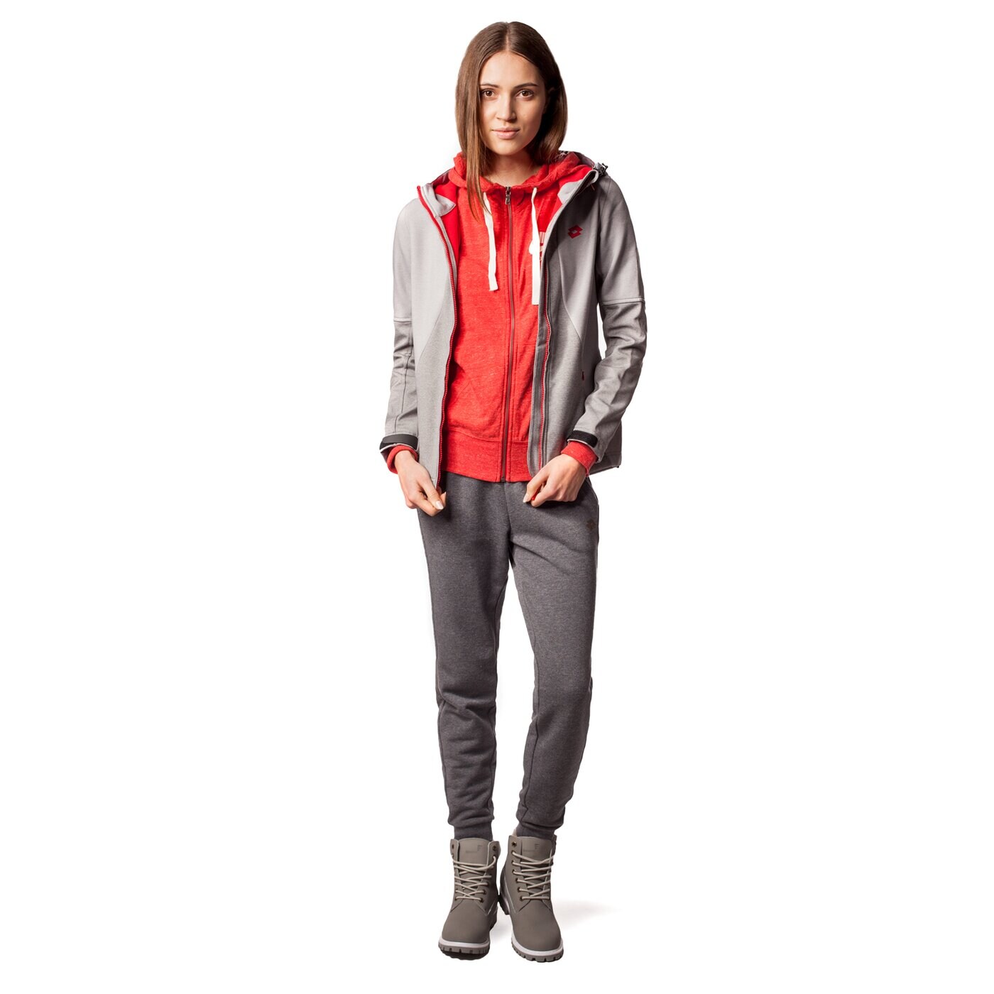 Kurtka przejściowa damska LOTTO SOFTSHELL MONCANA lo36ksd01001 kolor szary