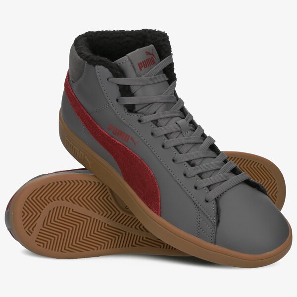 Buty sportowe męskie PUMA SMASH V2 MID WTR L 36733804 kolor szary