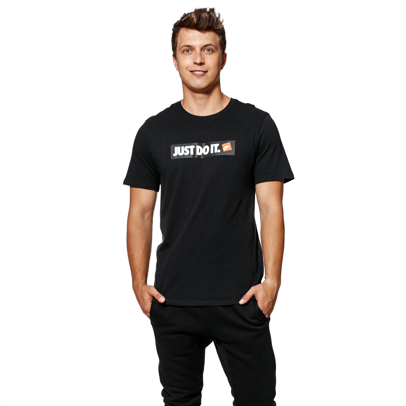 Koszulka męska NIKE T-SHIRT SS M NSW TEE HBR 1 aa6412-010 kolor czarny