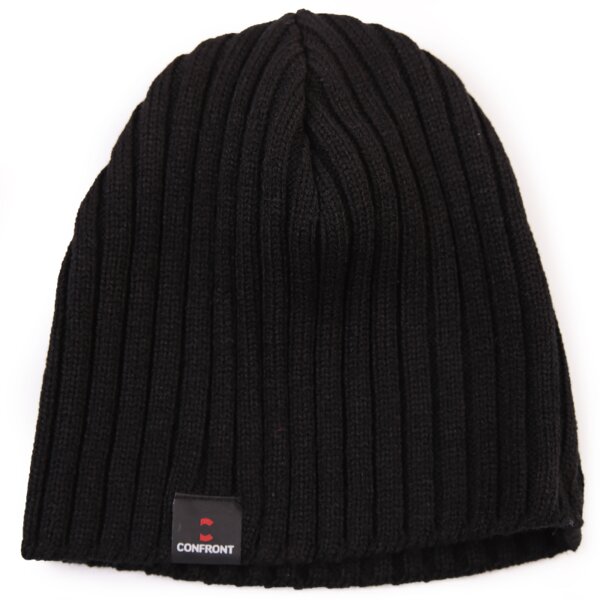 Czapka zimowa damska CONFRONT CZAPKA ZIMOWA K PAX GREY 133 p04kpaxblack110 kolor czarny