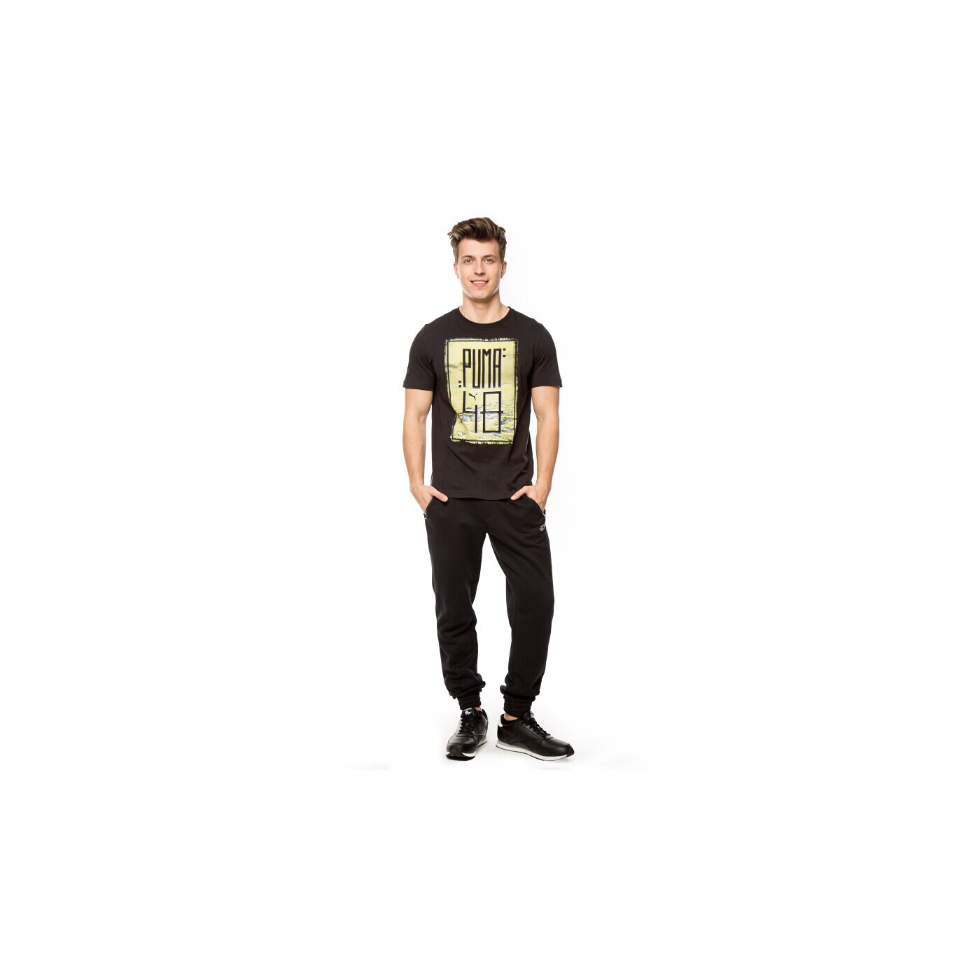 Koszulka męska PUMA T-SHIRT PHOTOGRAPHIC TEE 83643701 kolor czarny