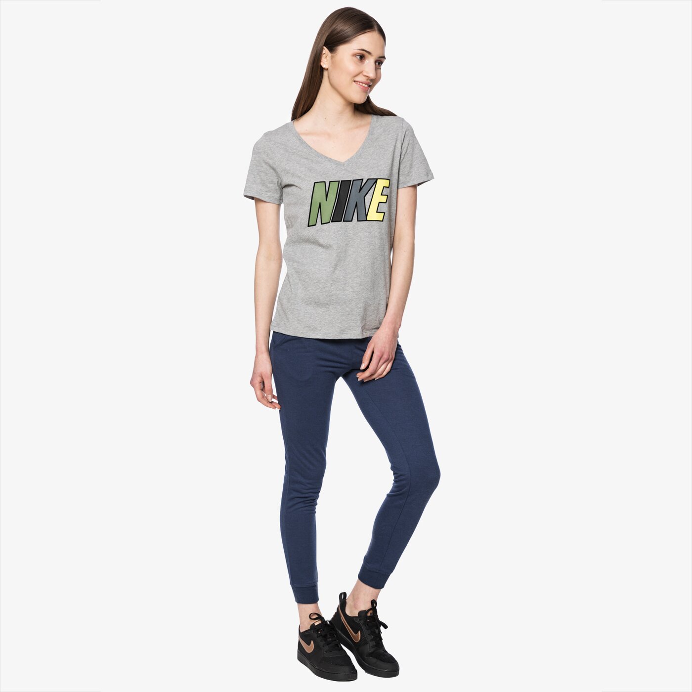 Spodnie dresowe damskie LOTTO SPODNIE PICOGORDO lo17spd02001 kolor granatowy