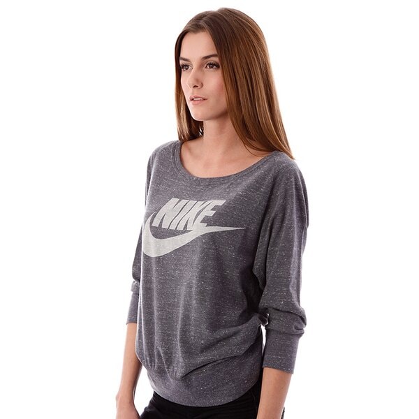 Bluza damska NIKE BLUZA NIKE GYM VINTAGE CREW 545548021 kolor szary