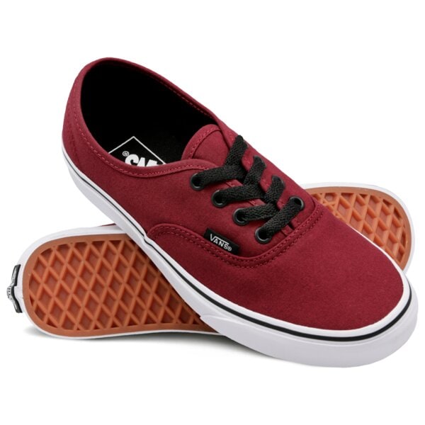 Buty sportowe damskie VANS AUTHENTIC  vn000qer5u81w kolor bordowy
