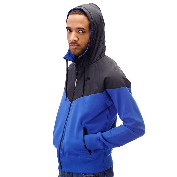 Bluza męska NIKE BLUZA WINDRUNNER FZ HOODY 510139403 kolor niebieski
