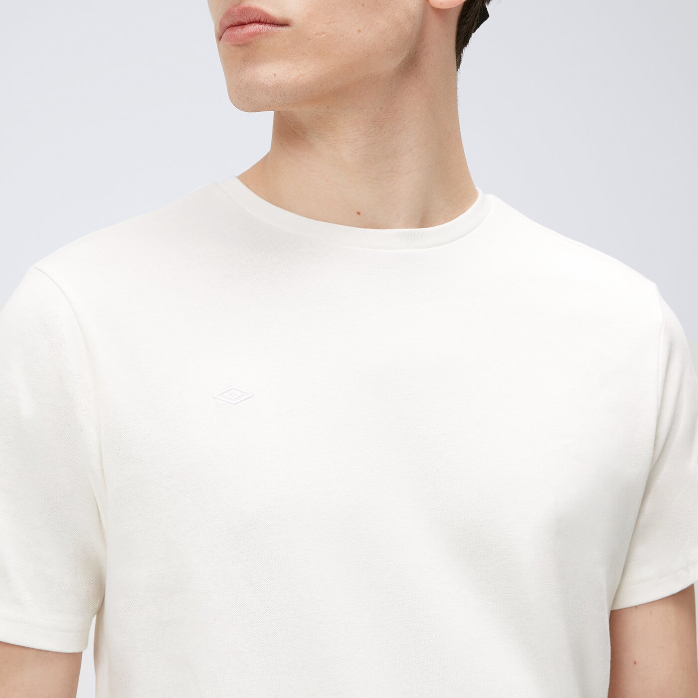 Koszulka męska UMBRO T-SHIRT UMBRO RINA ul123tsm80002 kolor beżowy