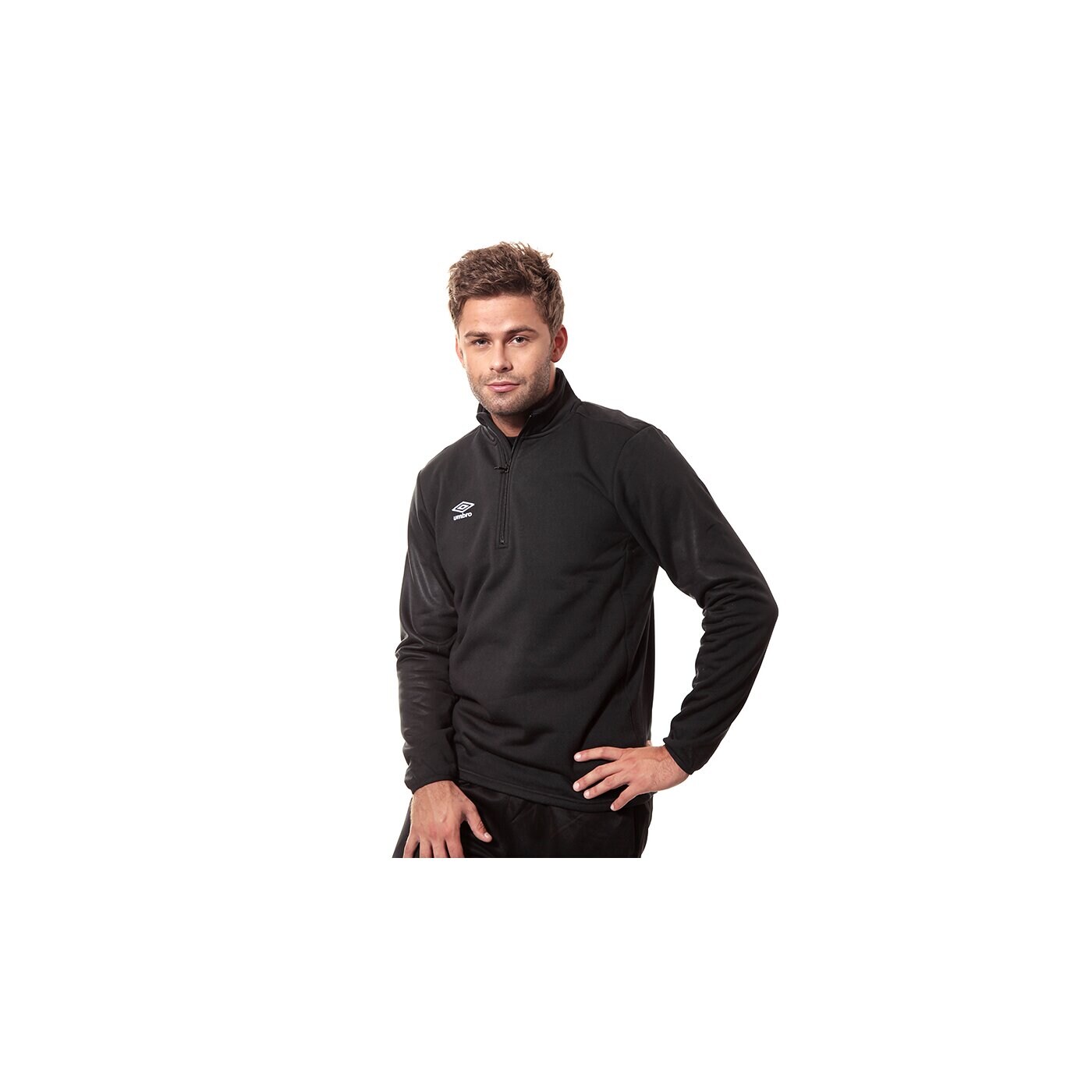 Bluza męska UMBRO POLAR FLEECE ZIP 62610u060 kolor czarny