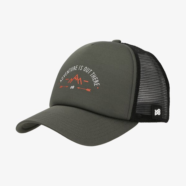 Czapka z daszkiem damska UP8 CZAPKA BELFORD up122cap11002 kolor khaki