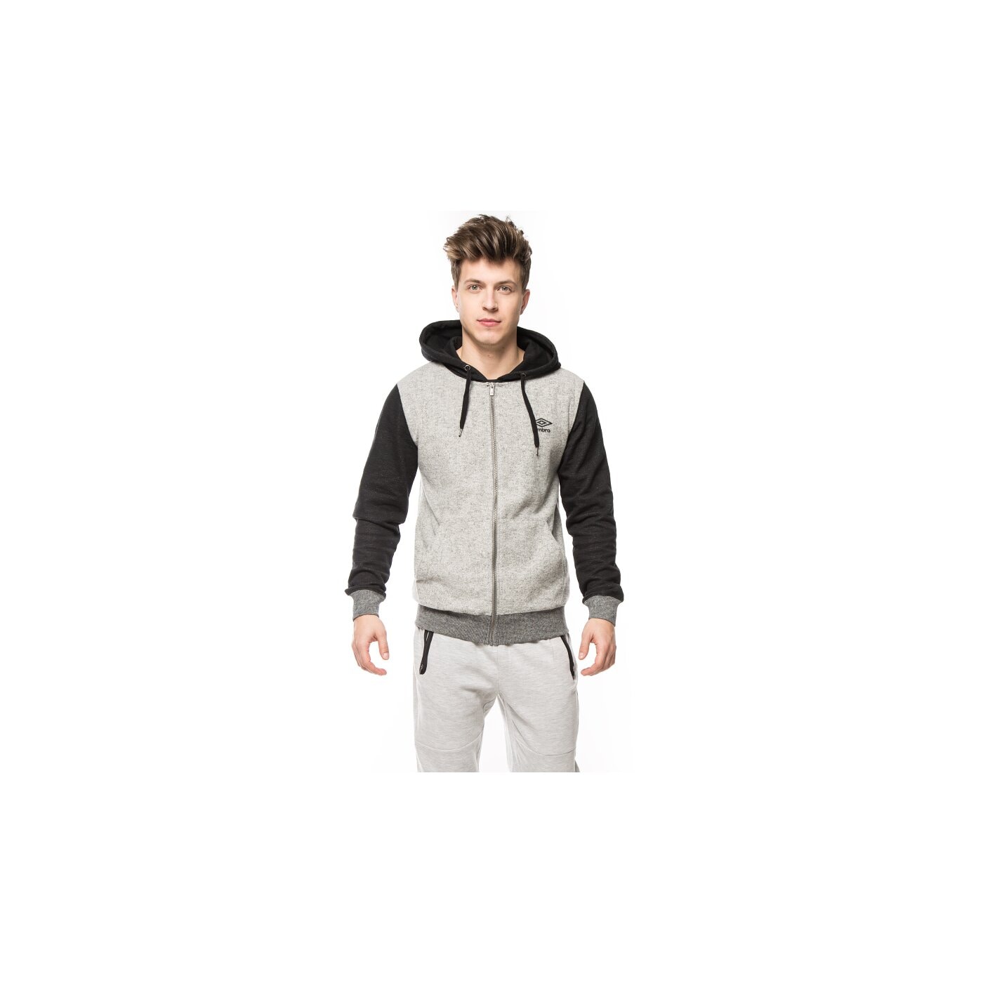Bluza męska UMBRO BLUZA THUMP ul16blm26001 kolor szary