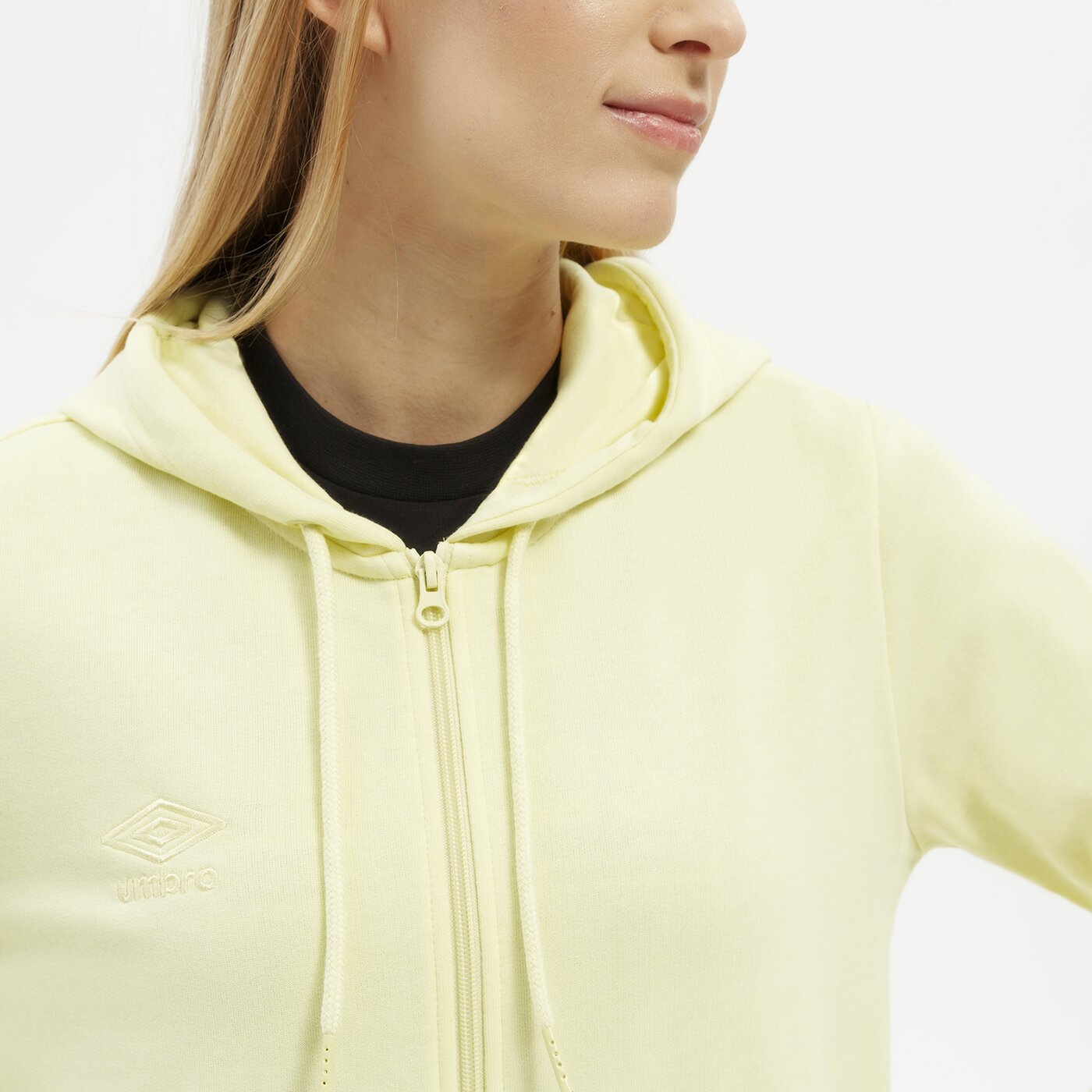 Bluza damska UMBRO BLUZA ROZPINANA Z KAPTUREM MIRIAM ul122bld90003 kolor żółty