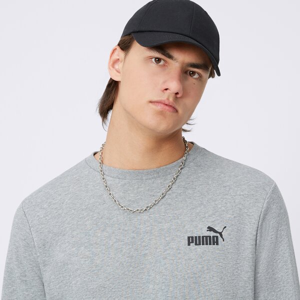 Bluza męska PUMA BLUZA ESS SMALL LOGO CREW TR 58668403 kolor szary