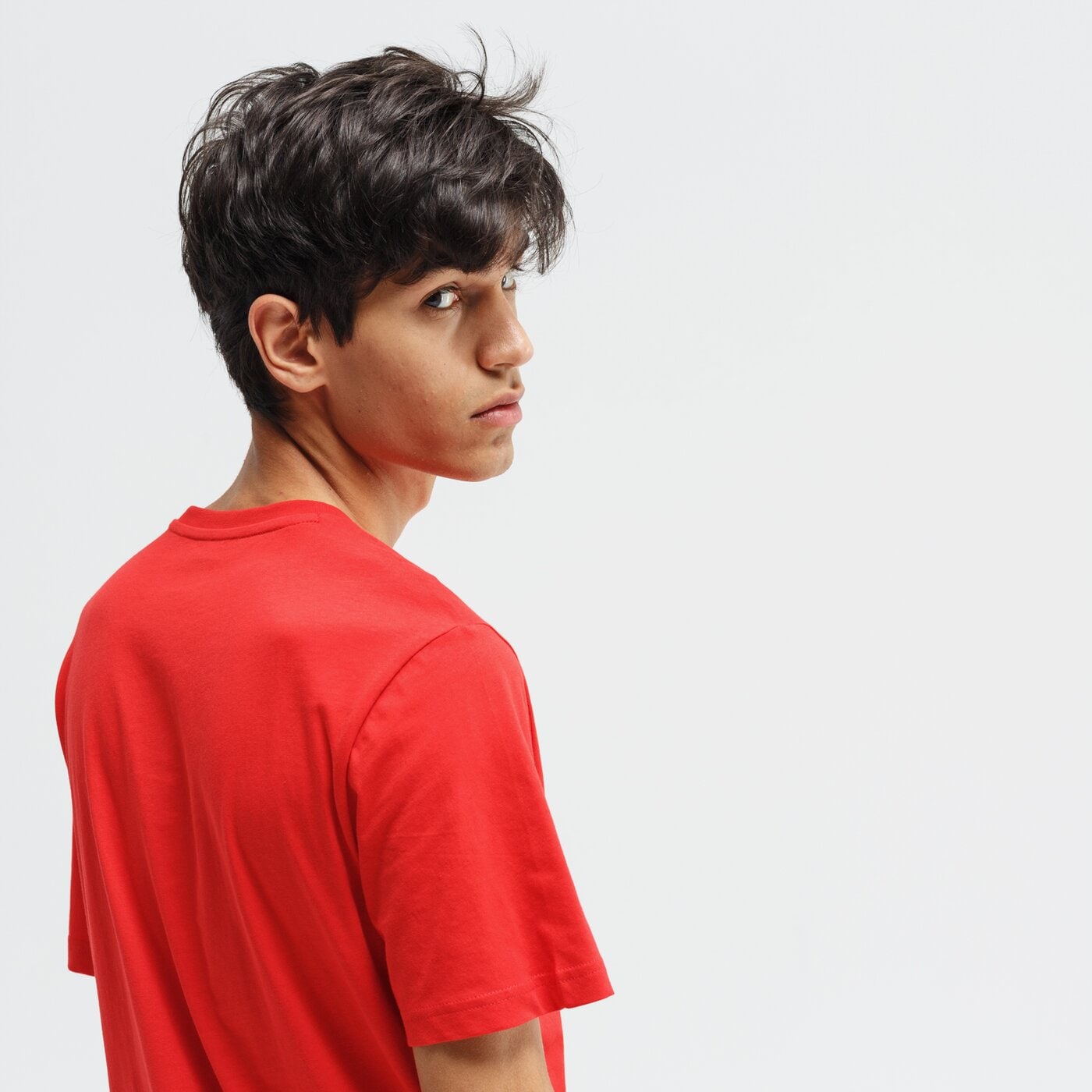 Koszulka męska PUMA T-SHIRT SS PUMA BRAND GRAPHIC 58018911 kolor czerwony