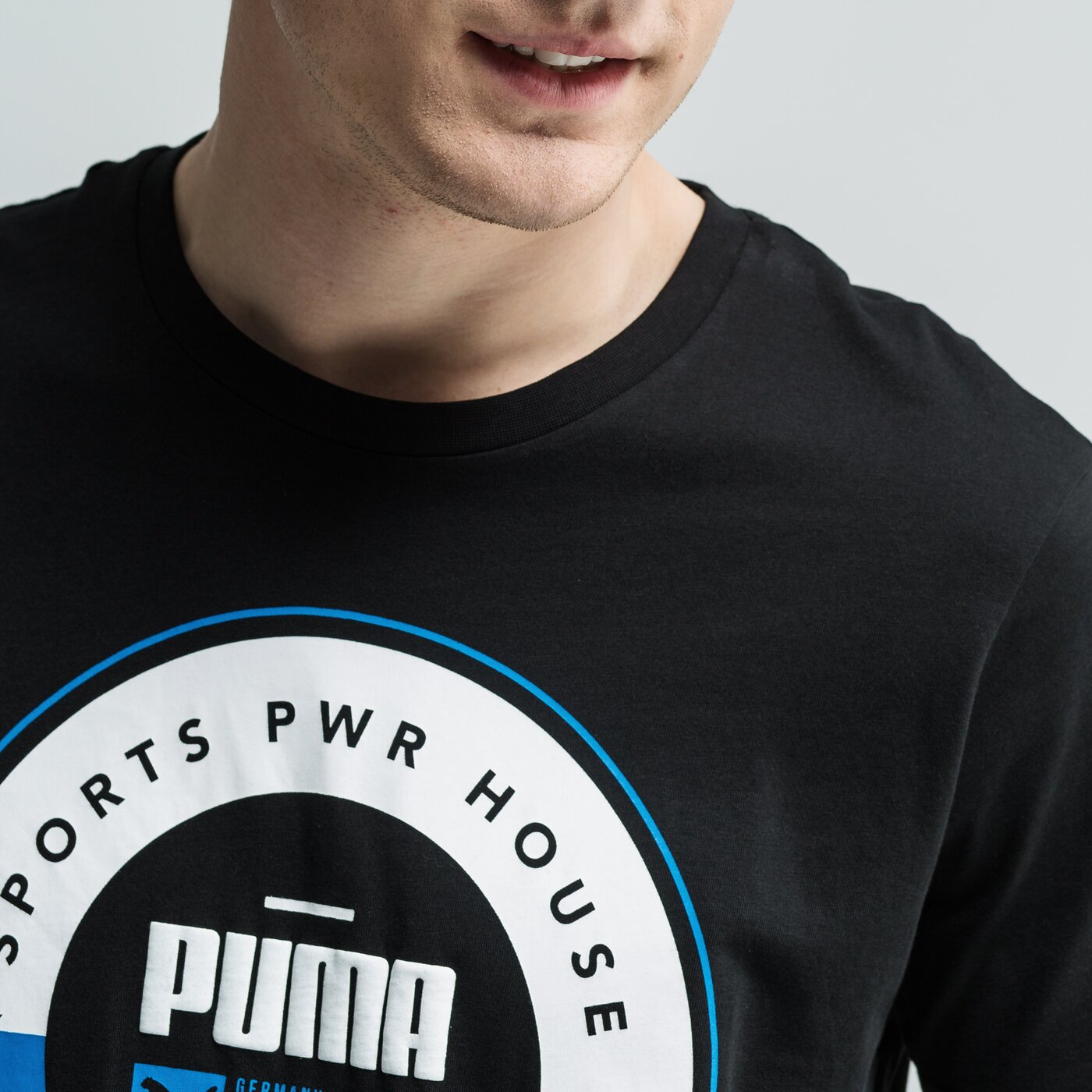 Koszulka męska PUMA T-SHIRT SS PUMA SP EXECUTION 85407801 kolor czarny