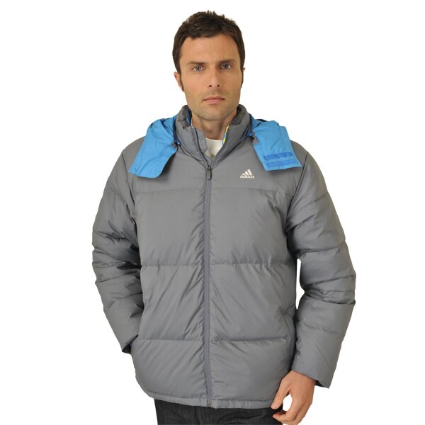 Kurtka zimowa męska ADIDAS KURTKA BASIC DOWN o46604 kolor szary