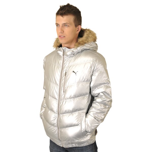 Kurtka zimowa męska PUMA KURTKA CRUSH HD DOWN  JACKET- MENS 55813104 kolor szary