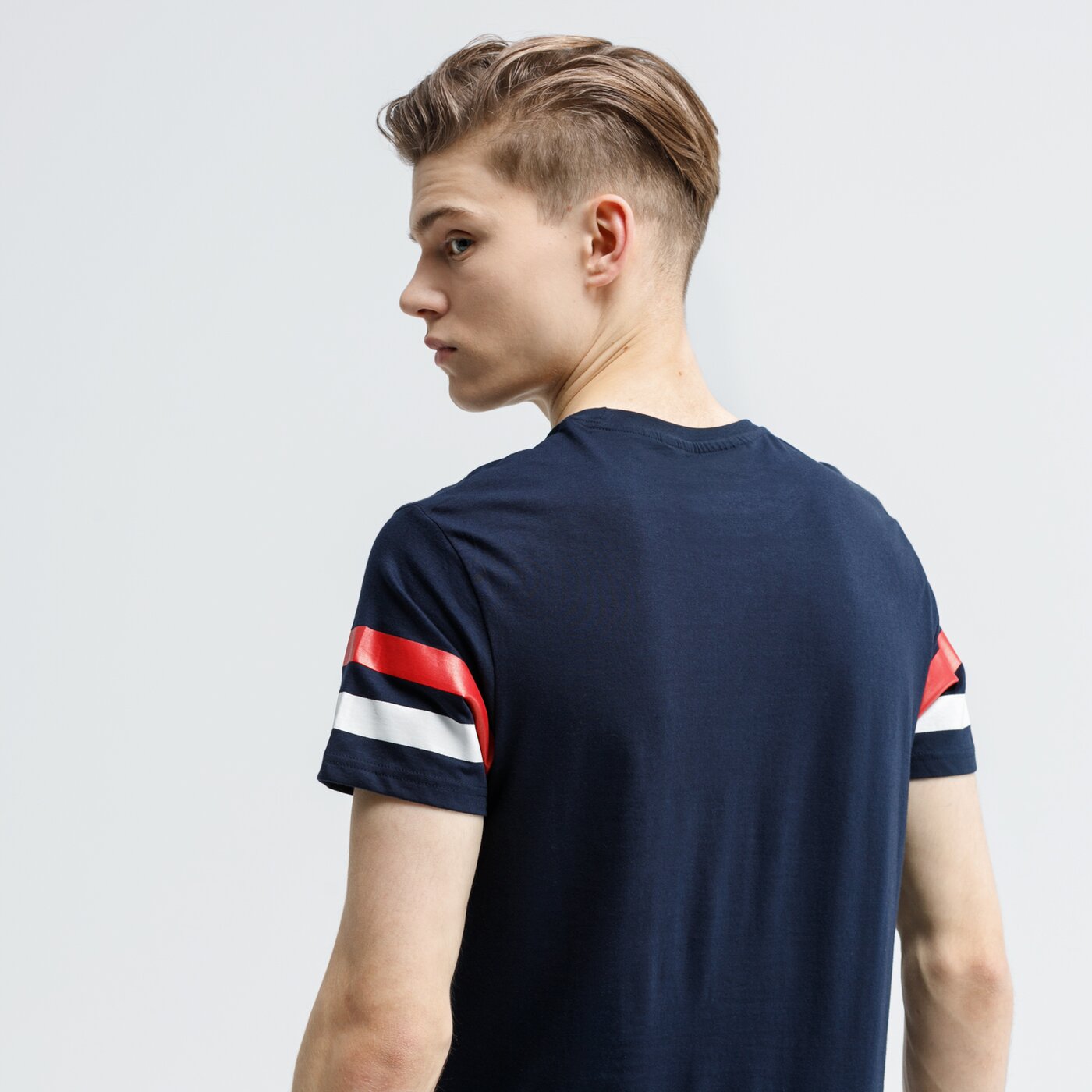 Koszulka męska LONSDALE T-SHIRT FRAMLINGHAM 115002-3076 kolor granatowy