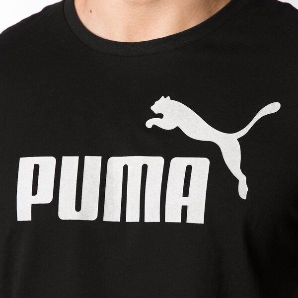 Koszulka męska PUMA T-SHIRT ESS NO.1 LOGO TEE 83824127 kolor czarny