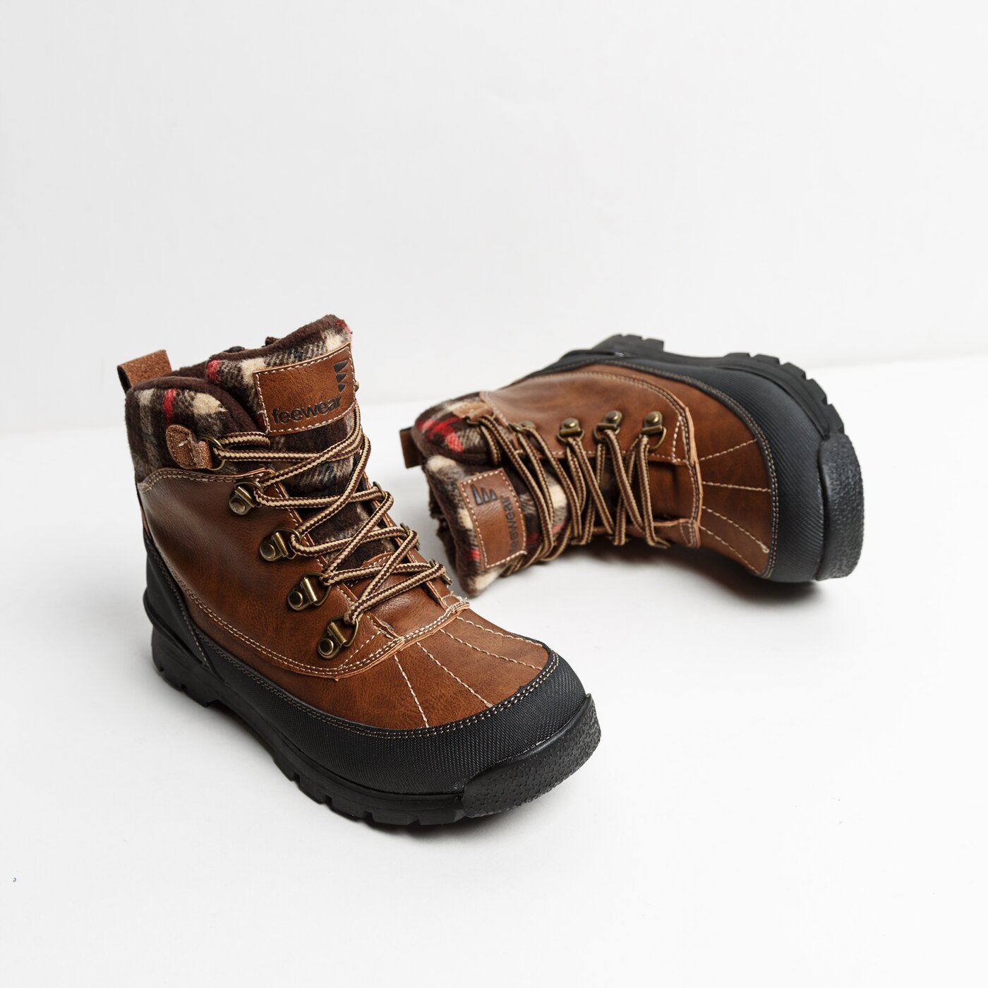 Buty trekkingowe dla dzieci FEEWEAR MORES fwjko218005 kolor brązowy