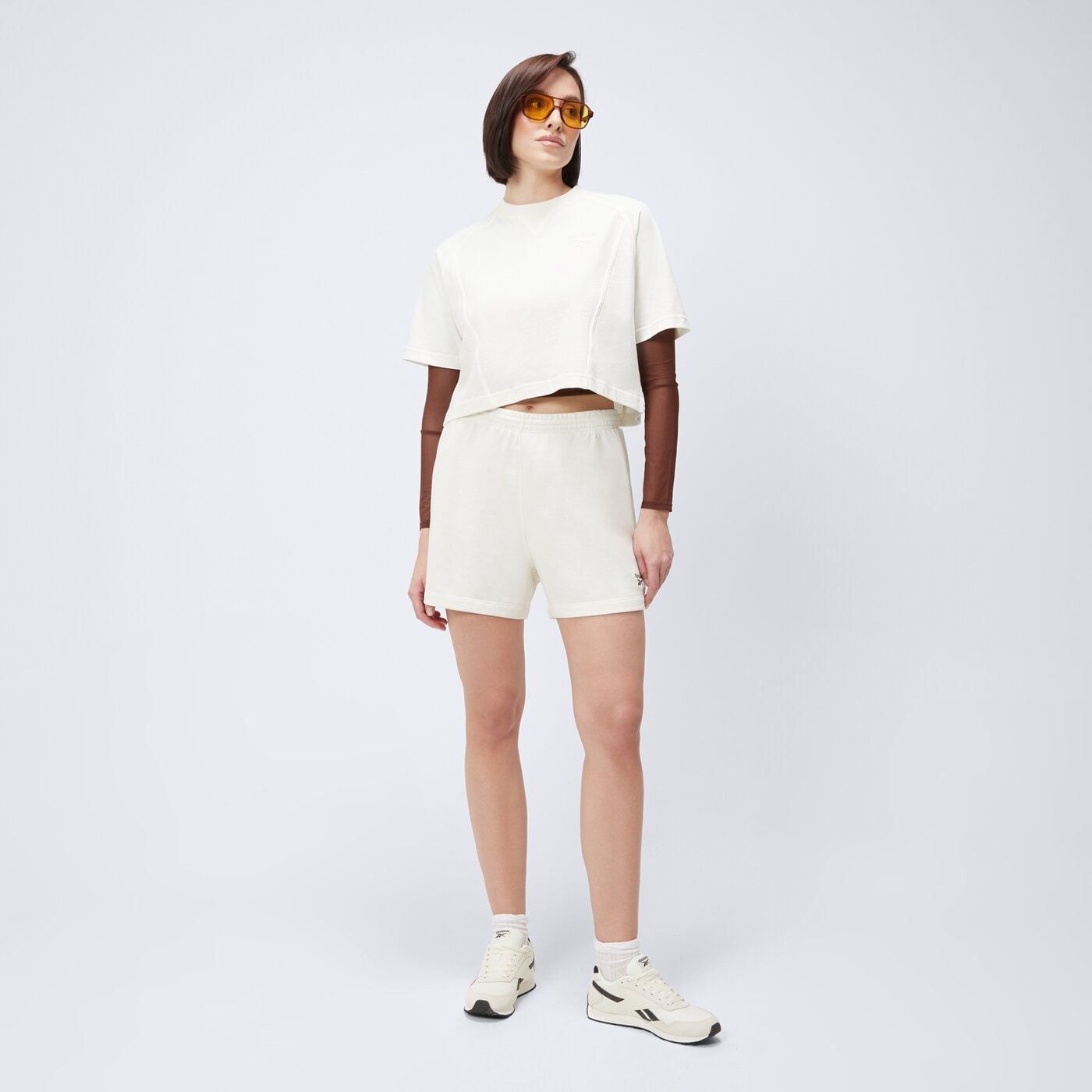 Koszulka damska REEBOK T-SHIRT ICON ELEMENTS TEE 100214091 kolor biały