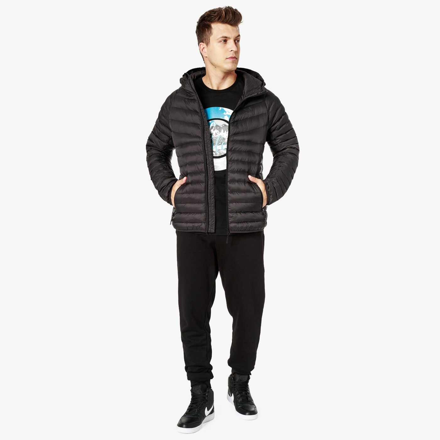 Koszulka męska FEEWEAR T-SHIRT SS RIDGE fw38tsm26001 kolor czarny