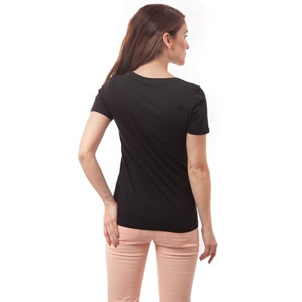 Koszulka damska NIKE T-SHIRT TEE-MID V REFLECTION 644541010 kolor czarny