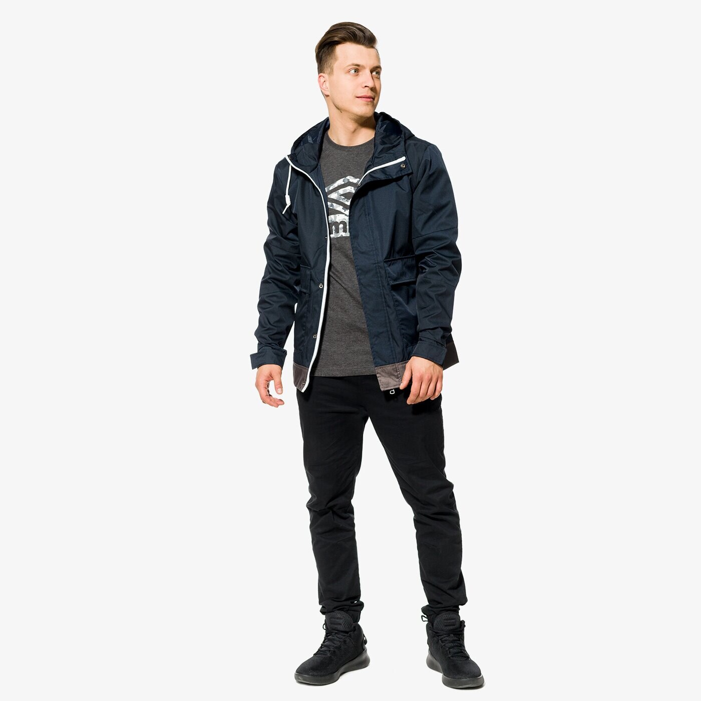 Kurtka przejściowa męska LOTTO KURTKA SWIFT lo18kum17001 kolor granatowy