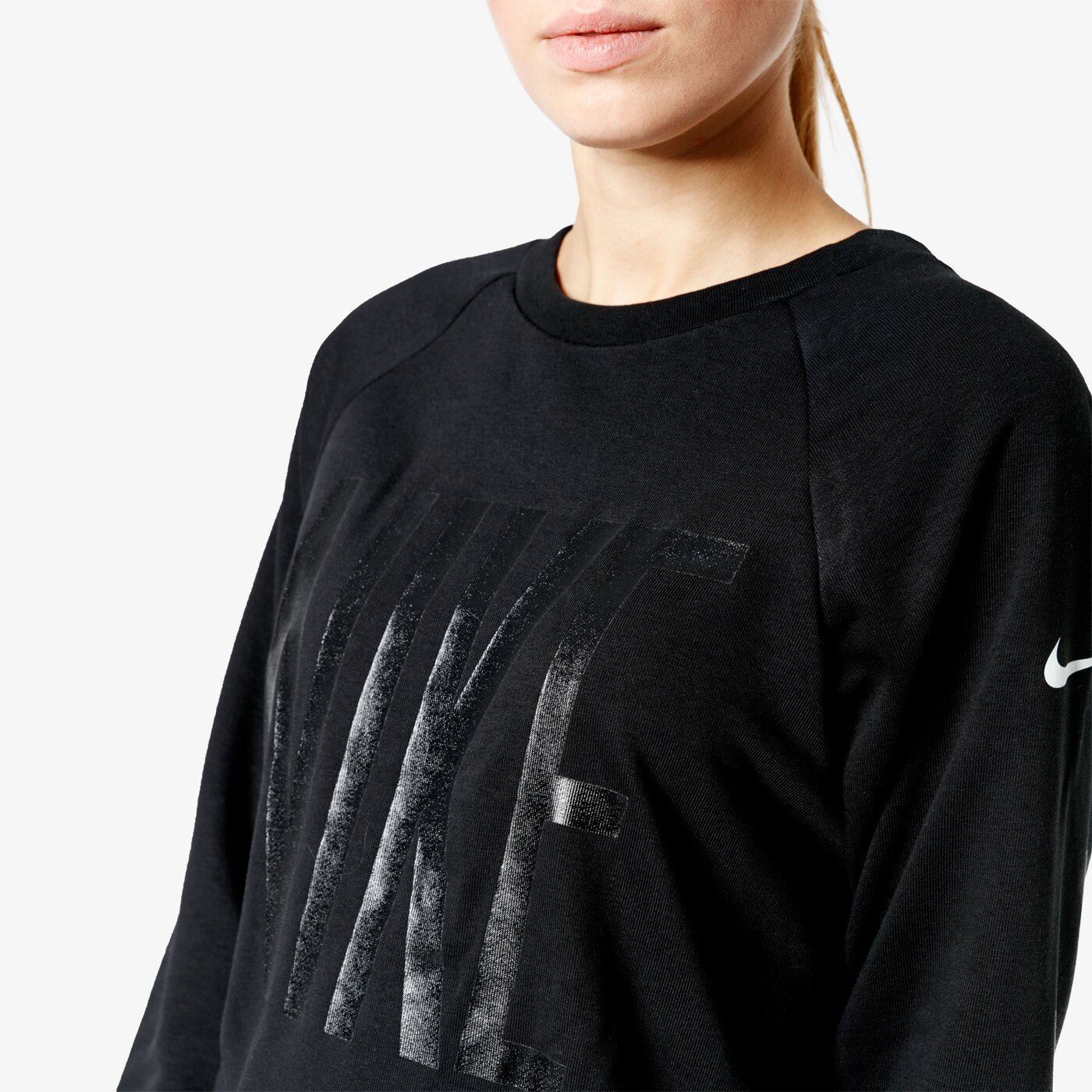 Bluza damska NIKE BLUZA DRY TOP CREW GRX HO 929684-010 kolor czarny