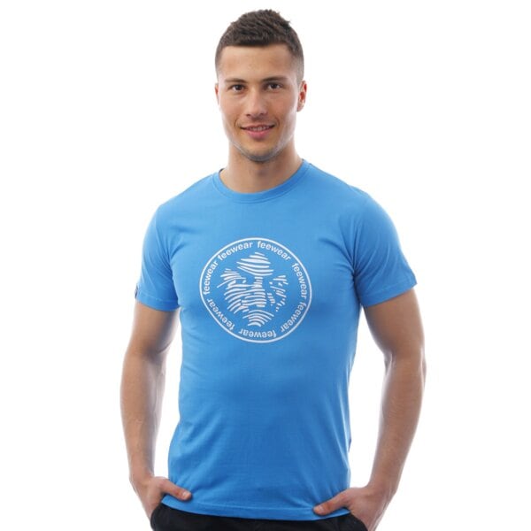 Koszulka męska FEEWEAR T-SHIRT SS ZAMUR LIGHT BLUE fw12tsm04460 kolor niebieski