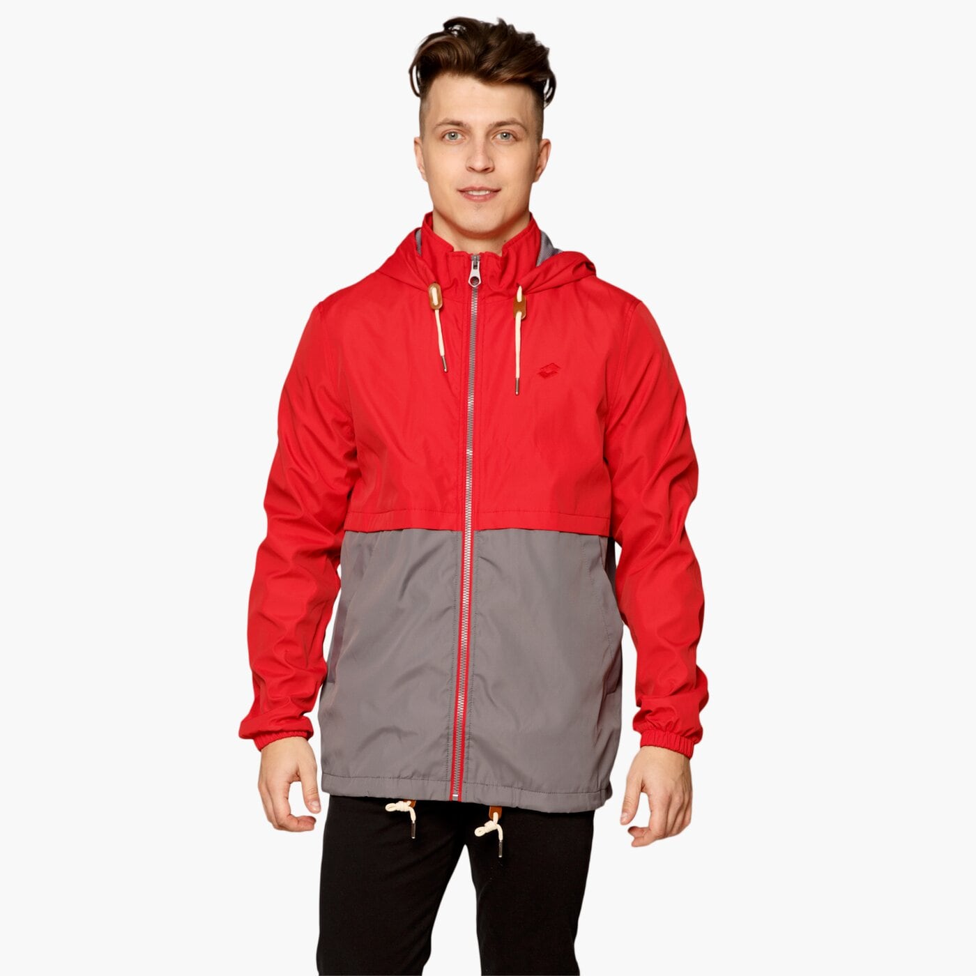 Kurtka przejściowa męska LOTTO KURTKA ENTRADA lo17kum07001 kolor czerwony