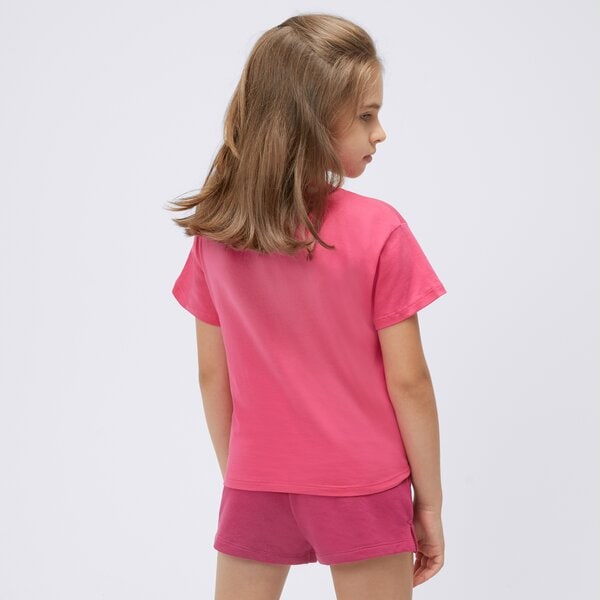 Koszulka dziecięca PUMA T-SHIRT ESS+ LOGO KNOTTED G 84695664 kolor różowy