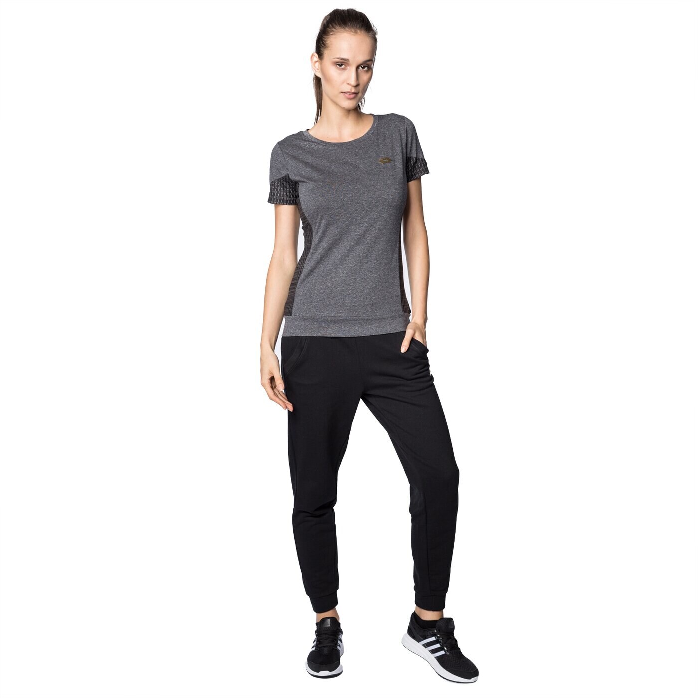 Koszulka damska LOTTO T-SHIRT INDY II TEE STC s2865 kolor szary