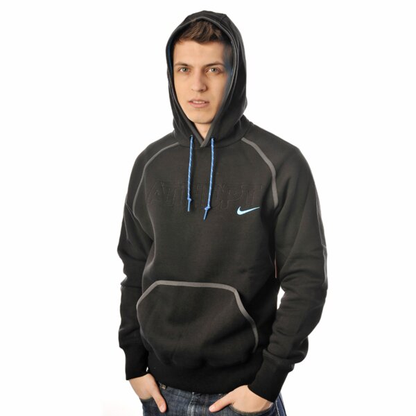 Bluza męska NIKE BLUZA HYBRID   FORMATION  FZ PO HOODY 450704010 kolor czarny