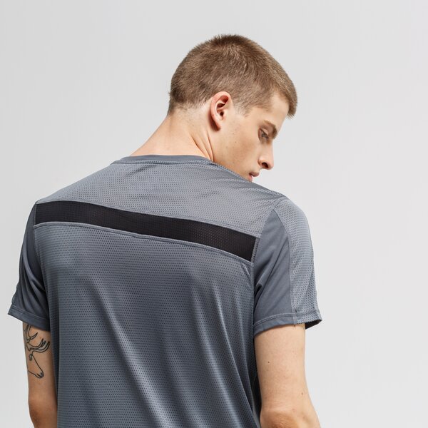 Koszulka męska REEBOK T-SHIRT WOR TECH TOP - REGULAR du2136 kolor szary