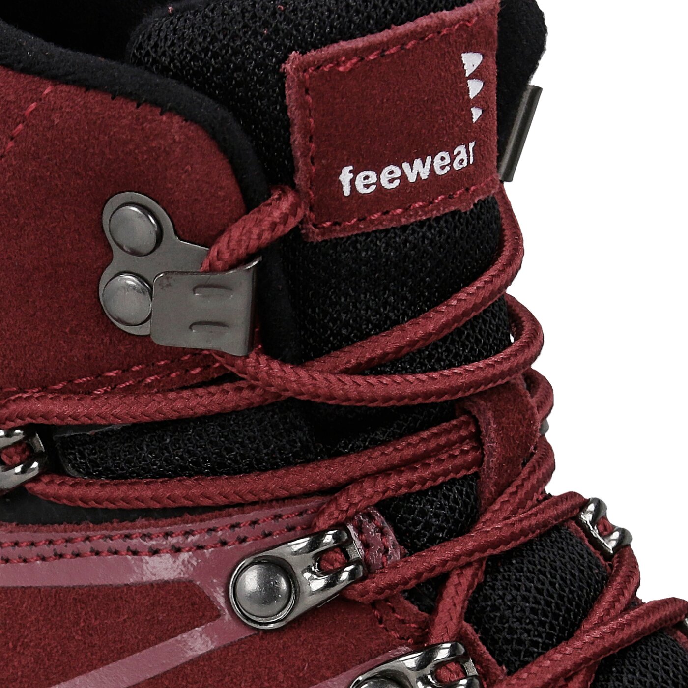 Buty outdoor damskie FEEWEAR PUBLIC WMNS fwwo217004 kolor bordowy