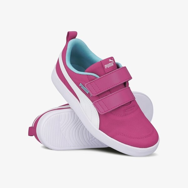 Buty dziecięce PUMA COURTFLEX V2 MESH K 37175802 kolor różowy