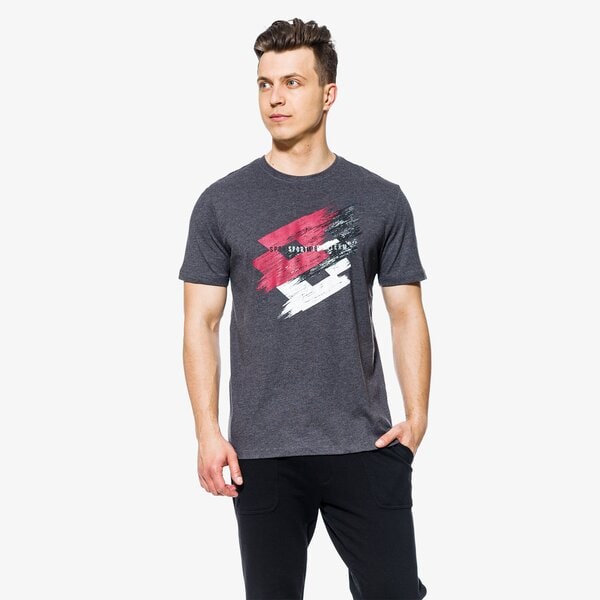 Koszulka męska LOTTO T-SHIRT SS SPORTLOGO lo18tsm12002 kolor szary