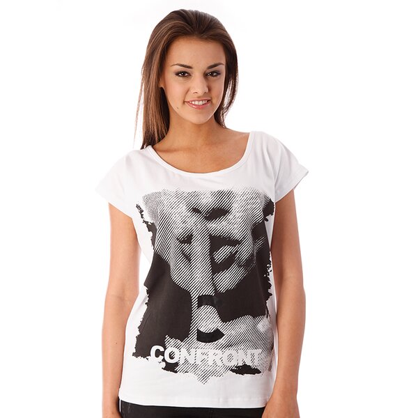 Koszulka damska CONFRONT T-SHIRT NIL cf33tsd01010 kolor biały