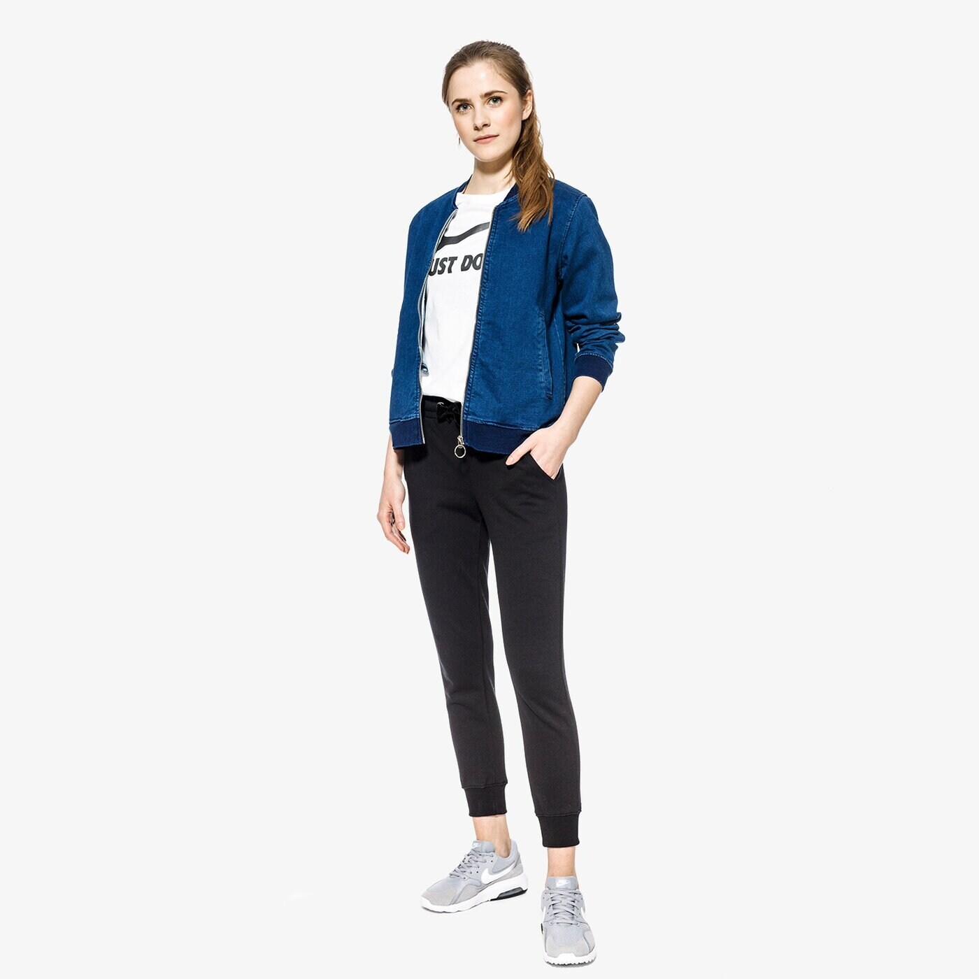 Kurtka przejściowa damska FEEWEAR KURTKA JEANS fw18kud28001 kolor niebieski
