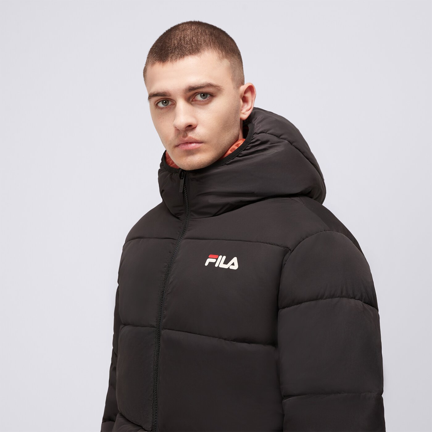 Kurtka zimowa męska FILA KURTKA ZIMOWA BUGSY  fw23spm200643 kolor czarny