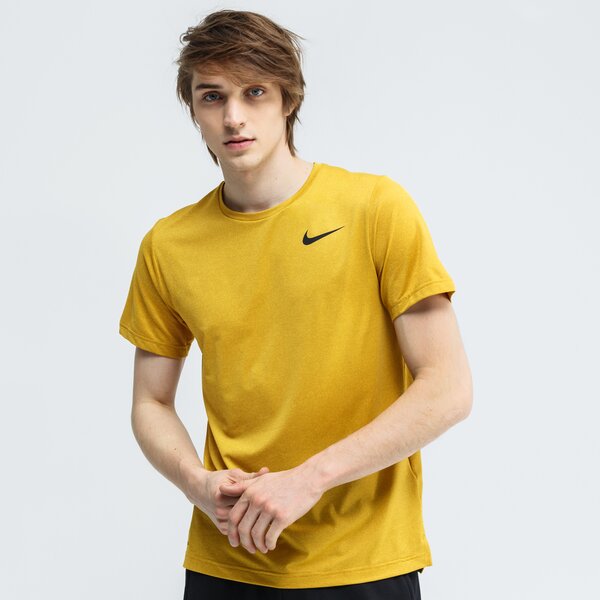 Koszulka męska NIKE T-SHIRT SS PRO cj4611-290 kolor żółty