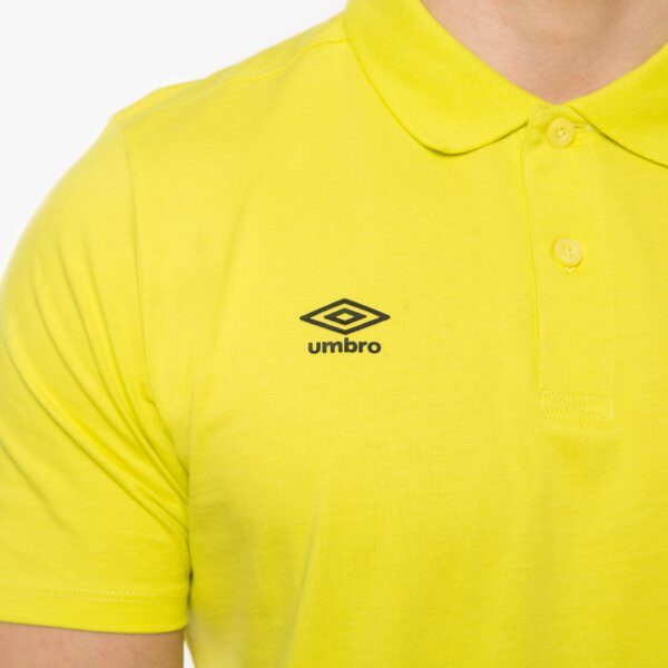 Koszulka polo męska UMBRO POLO JERSEY 62294ugff kolor żółty