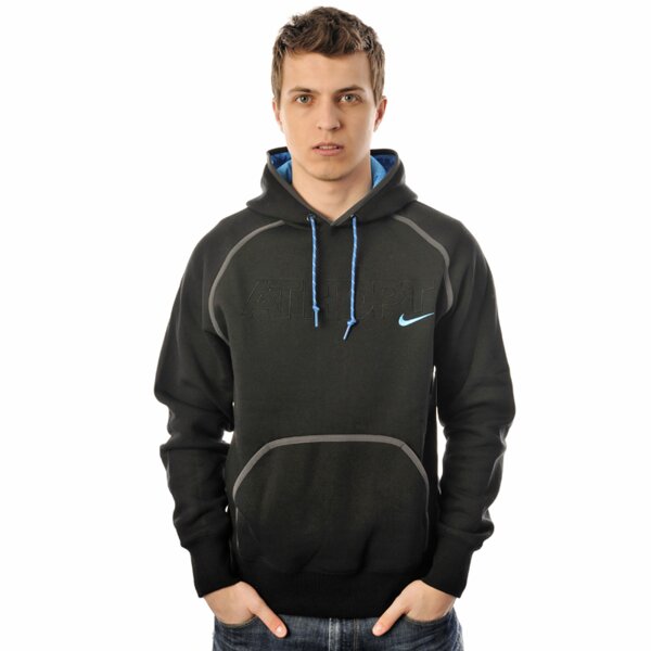 Bluza męska NIKE BLUZA HYBRID   FORMATION  FZ PO HOODY 450704010 kolor czarny