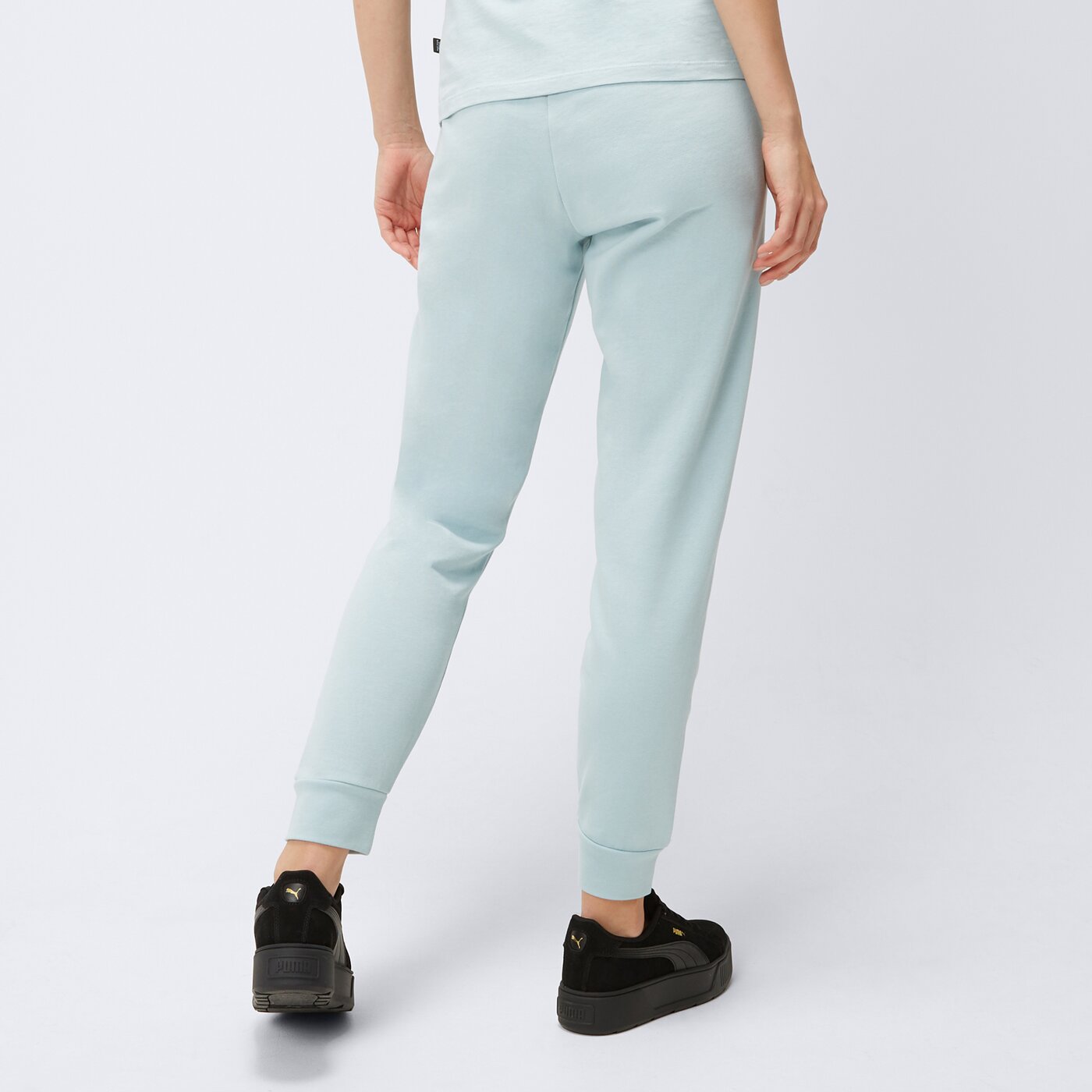 Spodnie dresowe damskie PUMA SPODNIE BETTER ESSENTIALS CL TR 675989 22 kolor niebieski