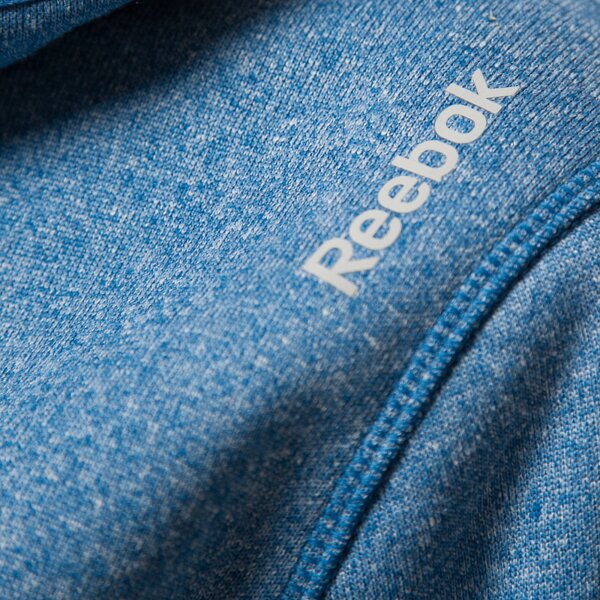 Bluza damska REEBOK BLUZA WOR PLYWRM PO aa9799 kolor niebieski