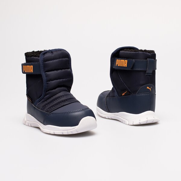 Buty trekkingowe dla dzieci PUMA NIEVE BOOT WTR AC INF 380746 06 kolor granatowy