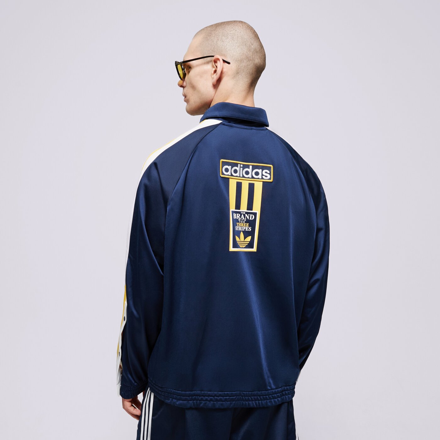 Bluza męska ADIDAS BLUZA ADIBREAK TT iu2363 kolor granatowy