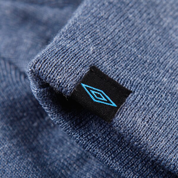 Czapka zimowa damska UMBRO CZAPKA CLASSIC BEANIE BLUE MELANGE ul33cau07 kolor niebieski